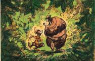 Mostra "Disney. L'arte di raccontare storie senza tempo" Robin Hood - 1973 Disney Studio Artist Concept art Guazzo, pennarello e inchiostro su carta © Disney