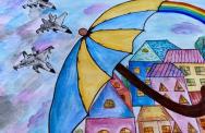 Mostra "Con i miei occhi - Bambine e bambini ucraini disegnano la guerra"